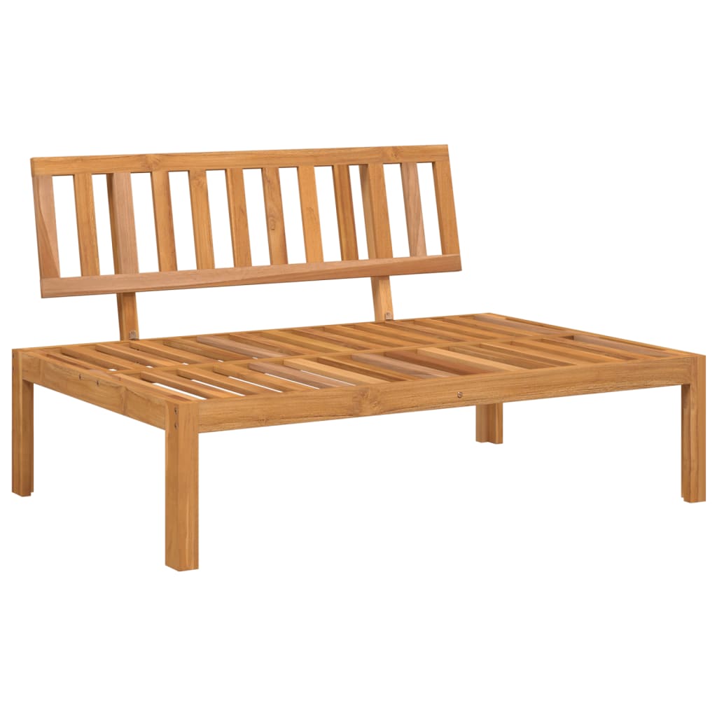 vidaXL Patio Pallet Sofa Set with Cushions Furniture 3 Piece Solid Wood Acacia-4