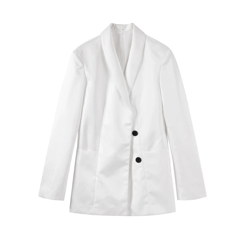 Black And White Women's Suit Jacket, Wall Street, BYMANYC New York.-2