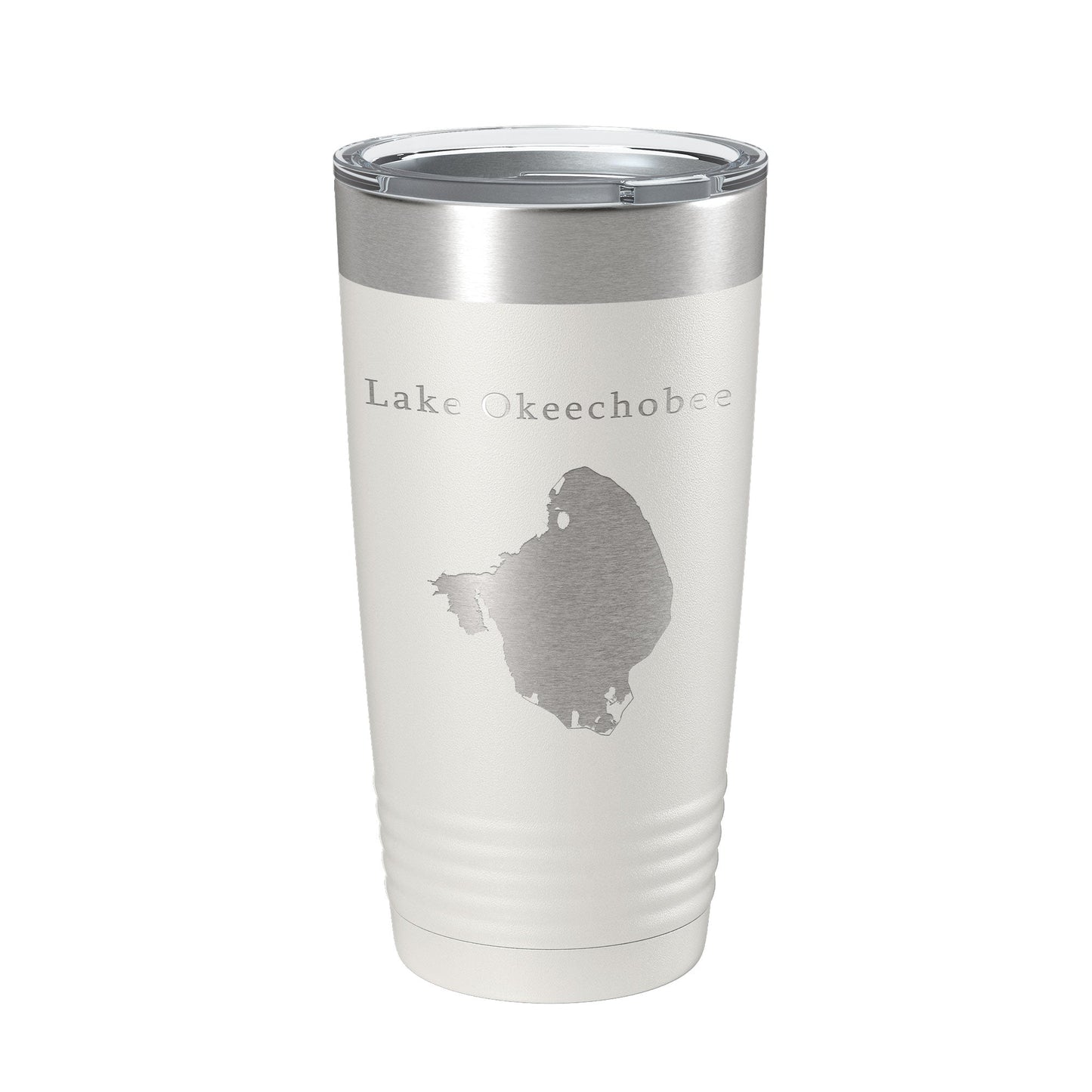 Lake Okeechobee Map Tumbler Travel Mug Insulated Laser Engraved Coffee Cup Florida 20 oz-1