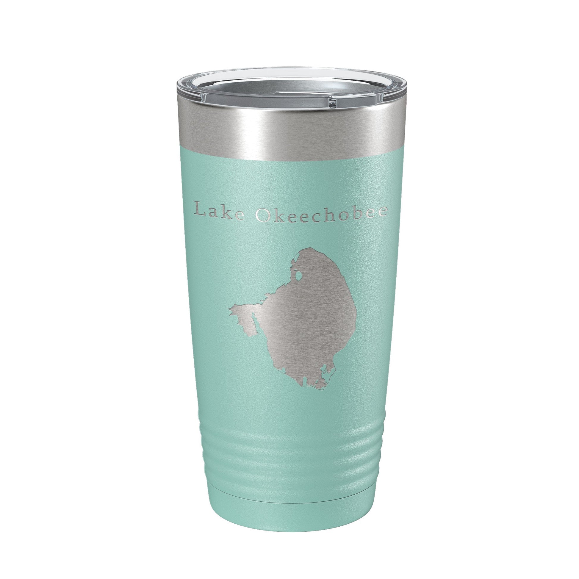 Lake Okeechobee Map Tumbler Travel Mug Insulated Laser Engraved Coffee Cup Florida 20 oz-12