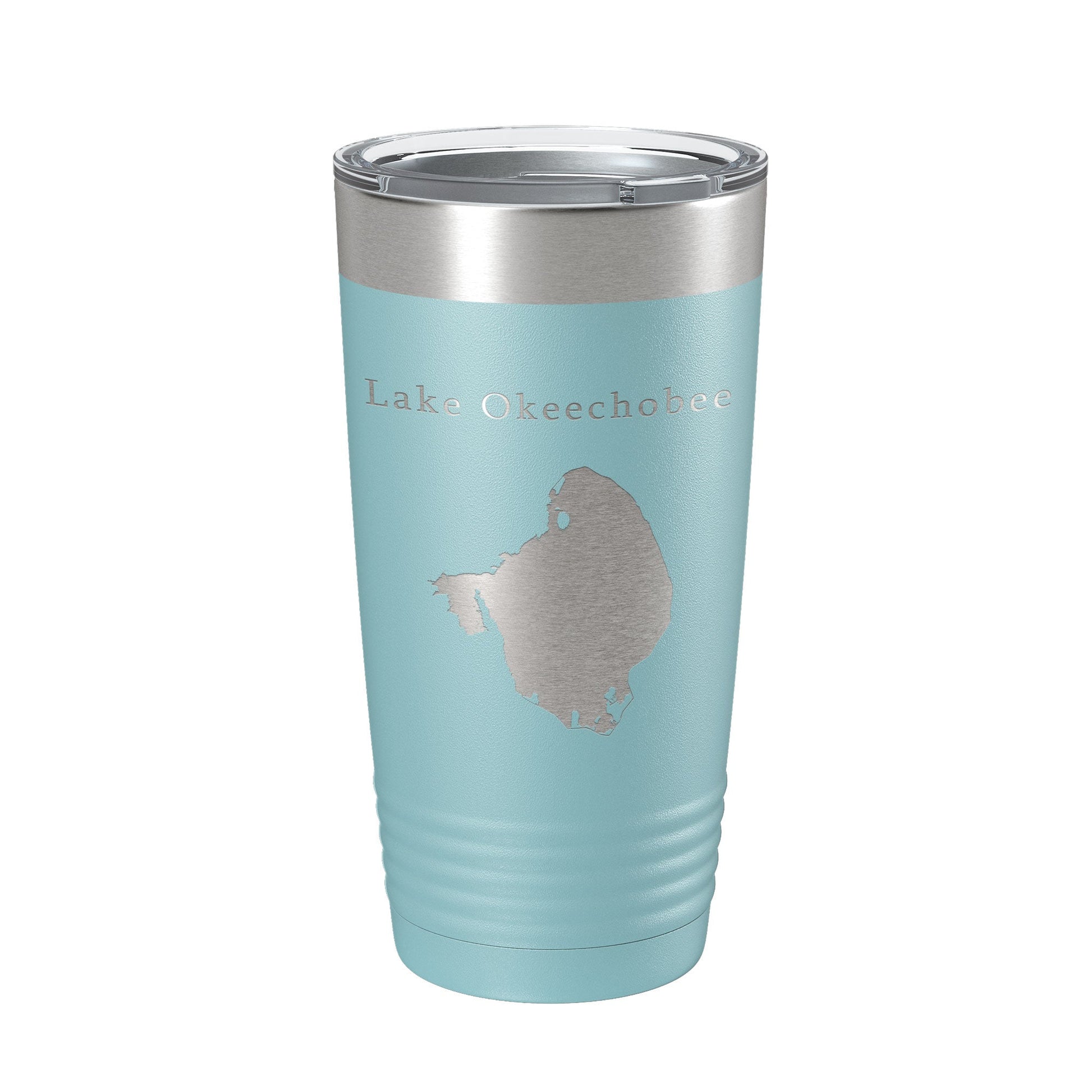 Lake Okeechobee Map Tumbler Travel Mug Insulated Laser Engraved Coffee Cup Florida 20 oz-13