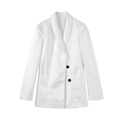 Black And White Women's Suit Jacket, Wall Street, BYMANYC New York.-2