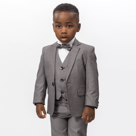 Classic Grey Boys Suit-0