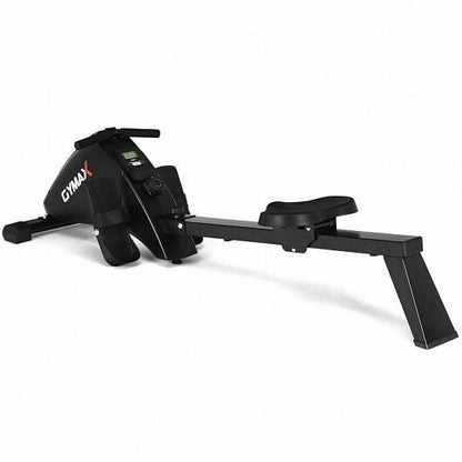 Foldable Magnetic Quiet Operated Fitness Rowing Machine with 10 Level Adjustable Resistance-5
