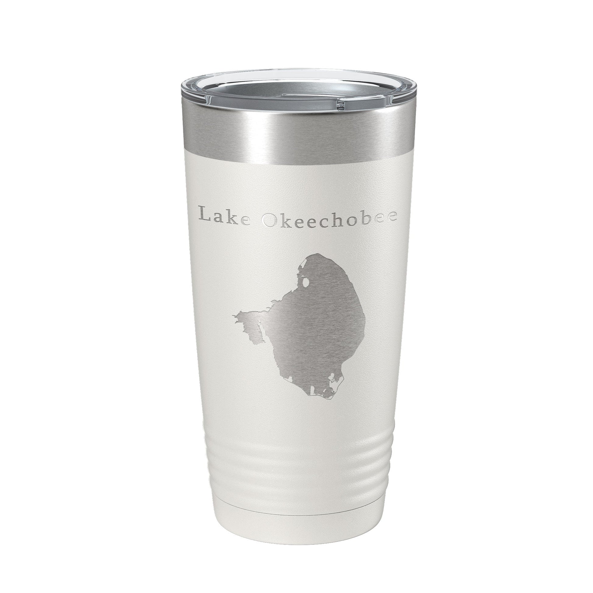 Lake Okeechobee Map Tumbler Travel Mug Insulated Laser Engraved Coffee Cup Florida 20 oz-1
