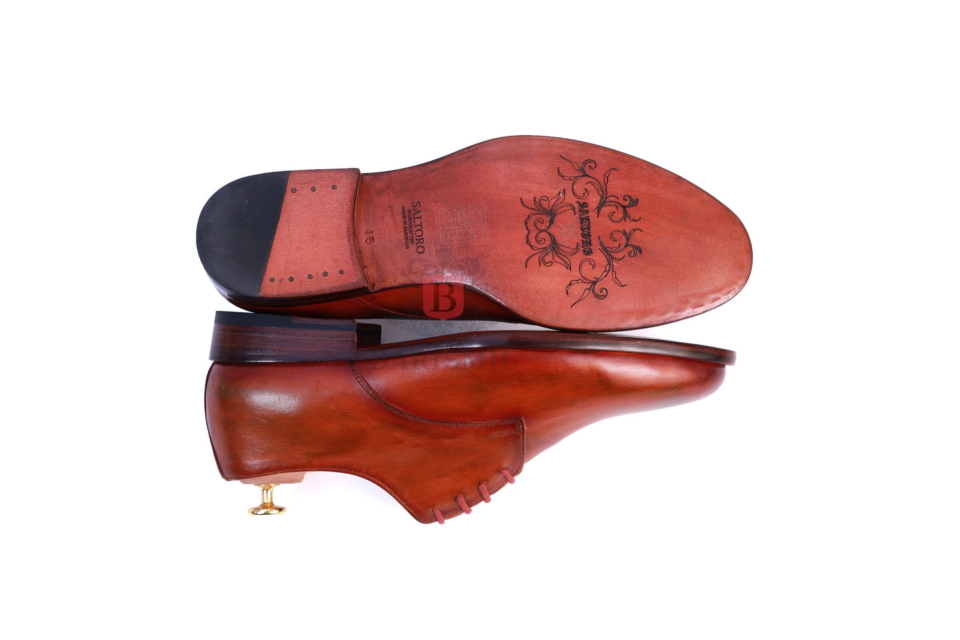 Sandro - Chestnut Derby Shoes-3